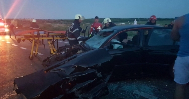 ACCIDENT GRAV CU CINCI VICTIME, ÎN URMA UNEI CURSE DE MAȘINI, LA MEDGIDIA. Galerie foto