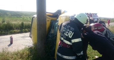 GALERIE FOTO. TERIBIL ACCIDENT RUTIER LA CONSTANȚA. INTERVINE DESCARCERAREA! UPDATE - 2