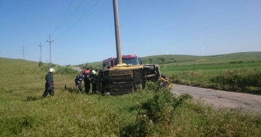 GALERIE FOTO. TERIBIL ACCIDENT RUTIER LA CONSTANȚA. INTERVINE DESCARCERAREA! UPDATE - 4