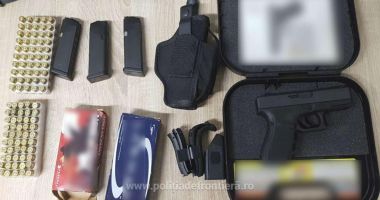 PISTOL și MUNIȚIE, ascunse într-un CONTAINER în Portul Constanța