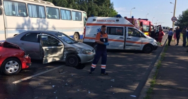 VIDEO. GRAV ACCIDENT RUTIER, LA CONSTANȚA. CINCI MAȘINI IMPLICATE - 5