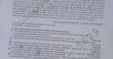 UPDATE. SUBIECTE EVALUARE NAȚIONALĂ 2017. Ce le-a picat la limba română - 5