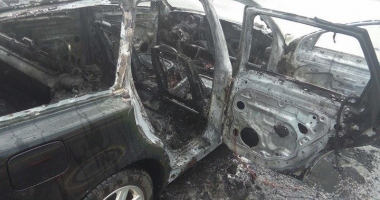 PANICĂ PE AUTOSTRADA SOARELUI / O mașină a luat foc / Galerie foto - 5