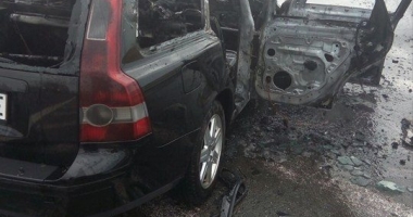 PANICĂ PE AUTOSTRADA SOARELUI / O mașină a luat foc / Galerie foto - 4