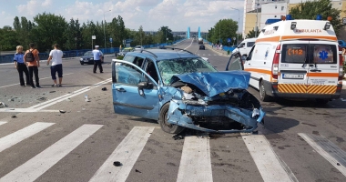 GALERIE FOTO-VIDEO / GRAV ACCIDENT RUTIER LA CONSTANȚA. MAI MULTE VICTIME ÎNCARCERATE! UPDATE - 2