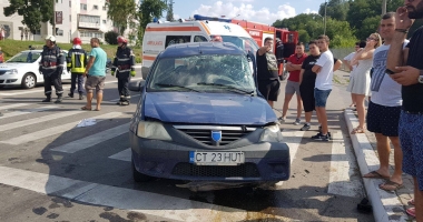 GALERIE FOTO-VIDEO / GRAV ACCIDENT RUTIER LA CONSTANȚA. MAI MULTE VICTIME ÎNCARCERATE! UPDATE - 4