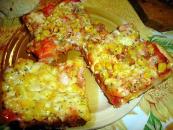 Pizza cu blat din franzelă