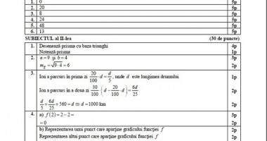 Evaluarea Națională 2014 / Calculați ce notă veți obține la Matematică - 2