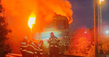 Oficial de la CFR, despre locomotiva care a luat foc, la ieșire din Poarta Albă