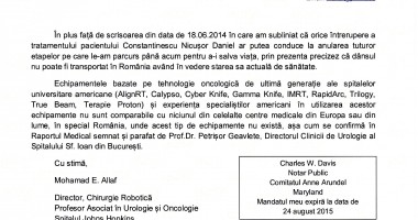 Ce spune Consiliul Județean Constanța despre scrisorile medicale ale lui Nicușor Constantinescu - 3