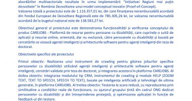 Lansarea proiectului „CAREJOBS - PLATFORMĂ DE RESURSE PENTRU PERSOANE CU DIZABILITĂȚI” - 2