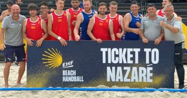 Naţionalele de handbal pe plajă ale României, calificate la Europene - 2