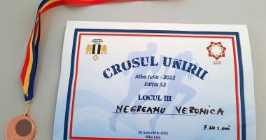 Veronica Negreanu, medaliată cu bronz la Crosul Unirii de la Alba Iulia - 2