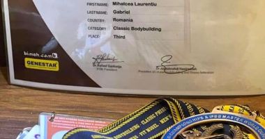 Culturism / Laurențiu Mihalcea, de la CS Farul, medaliat cu bronz la Mondialele de la Teheran - 2