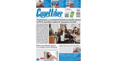 Stire din Actualitate : Nu ratați ediția de JOI, 22 MAI  a ziarului CUGET LIBER, cel mai longeviv cotidian din Constanța!