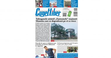 Stire din Actualitate : Nu ratați ediția de LUNI, 26 MAI a ziarului CUGET LIBER, cel mai longeviv cotidian din Constanța!