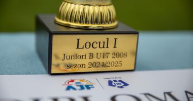 Echipa de juniori U17 a Clubului Sportiv CFR Constanța, câștigătoare a Campionatului Județean de Fotbal - 2