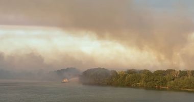 Stire din Eveniment : Luptă contra cronometru în Delta Dunării. Operațiuni aeriene și terestre contra incendiilor
