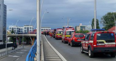 Accident grav pe Podul Basarab. Circulația este blocată, zeci de salvatori intervin - 2