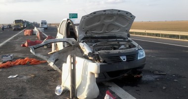 GALERIE FOTO / Accident rutier GRAV pe A4. Șapte victime, dintre care trei copii - 10
