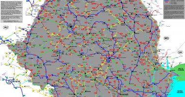 Stire din Eveniment : Cum e drumul "X"? HARTĂ cu STAREA DRUMURILOR din România, pe Internet