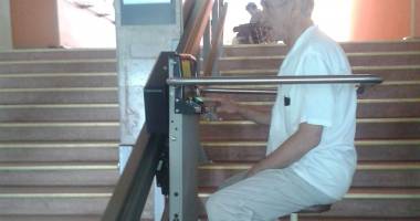 Platformă mobilă pentru persoanele cu handicap, amplasată la Spitalul Județean Constanța - 2