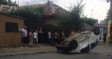 GALERIE FOTO / ACCIDENT CU 4 VICTIME, după ce un autoturism S-A RĂSTURNAT la Constanța - 2