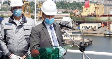 Premierul Ludovic Orban, în vizită la Constanța. Întâlnire de lucru, la Șantierul Naval Constanța - 5