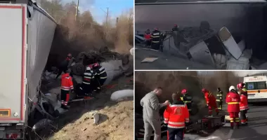 Stire din Eveniment : Tragedie pe DN6: Trei morți și mai multe persoane rănite după coliziunea unui autocamion cu un microbuz