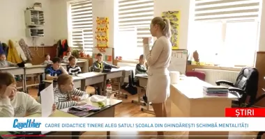 Stire din Cultură-Educație : Cadrele didactice tinere aleg satul. Școala din Ghindărești schimbă mentalități