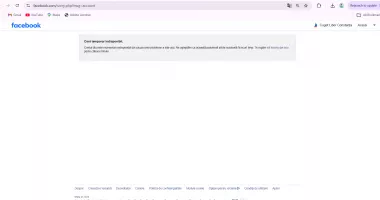 Probleme la Facebook. Utilizatorii din România și din alte state nu pot accesa platforma