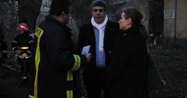 UPDATE / Incendiu în curtea Spitalului de Boli Infecțioase Constanța. Incendiul a fost pus de hoți, în fosta Secție de Endocrinologie - 3