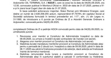 CONVOCATOR AGOA COMPLETAT - 2