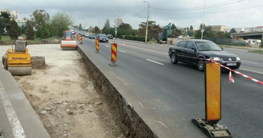 Galerie foto / Un nou sens giratoriu la Constanța! Se lucrează de dimineața până seara - 2