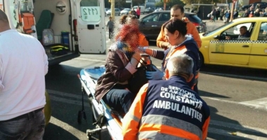 Galerie FOTO - VIDEO. GRAV ACCIDENT RUTIER ÎN CONSTANȚA! IMPACT PUTERNIC ÎNTRE UN TAXI ȘI O AMBULANȚĂ - 7