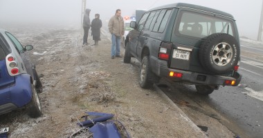 IMAGINI în EXCLUSIVITATE / Mașina unui pompier din Constanța, spulberată de un jeep al armatei americane - 2