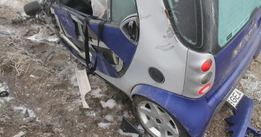 IMAGINI în EXCLUSIVITATE / Mașina unui pompier din Constanța, spulberată de un jeep al armatei americane - 4