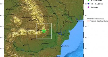 Vrancea: Cutremur de 3,6 grade pe scara Richter