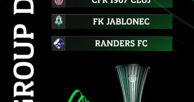 Fotbal / CFR Cluj, în grupă cu Alkmaar, Jablonec şi Randers, în Europa Conference League