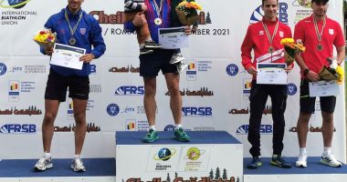 Stire din Sport : Biatlon / Festivitate de premiere emoţionantă, la concursul de la Cheile Grădiștei