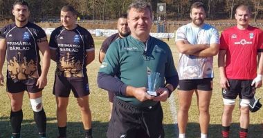 Stire din Sport : Rugby / Moment emoţionant: arbitrul Sorinel Bucur s-a retras din activitatea competiţională