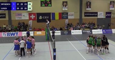 Stire din Sport : Volei / CSM Lugoj, calificare spectaculoasă în 16-imile de finală ale Cupei Challenge
