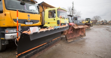 GALERIE FOTO / Președintele CJC, verificări la utilajele de deszăpezire - 4