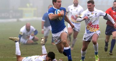 Stire din Sport : România A încheie anul rugbistic 2021 cu o înfrângere în faţa Italiei A