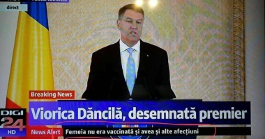Viorica Dăncilă, desemnată premier / "Femeia nu era vaccinată și avea și alte afecțiuni"