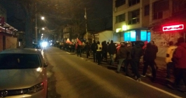 Galerie foto / PROTESTE ȘI LA CONSTANȚA: "PSD, CIUMA ROȘIE!" - 8
