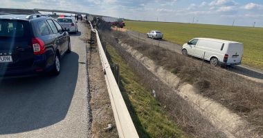 Galerie foto. Atenție șoferi! Accident pe Autostrada A4 - Ovidiu - Agigea! - 4