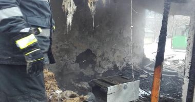 GALERIE FOTO / BĂRBAT RĂNIT GRAV ÎNTR-UN INCENDIU, la Constanța - 4