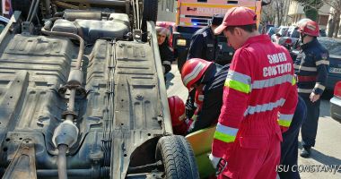 ACCIDENT RUTIER LA CONSTANȚA. O VICTIMĂ, DUPĂ CE O MAȘINĂ S-A RĂSTURNAT - 2