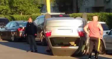 GALERIE FOTO / Accident rutier spectaculos în Constanța - 4